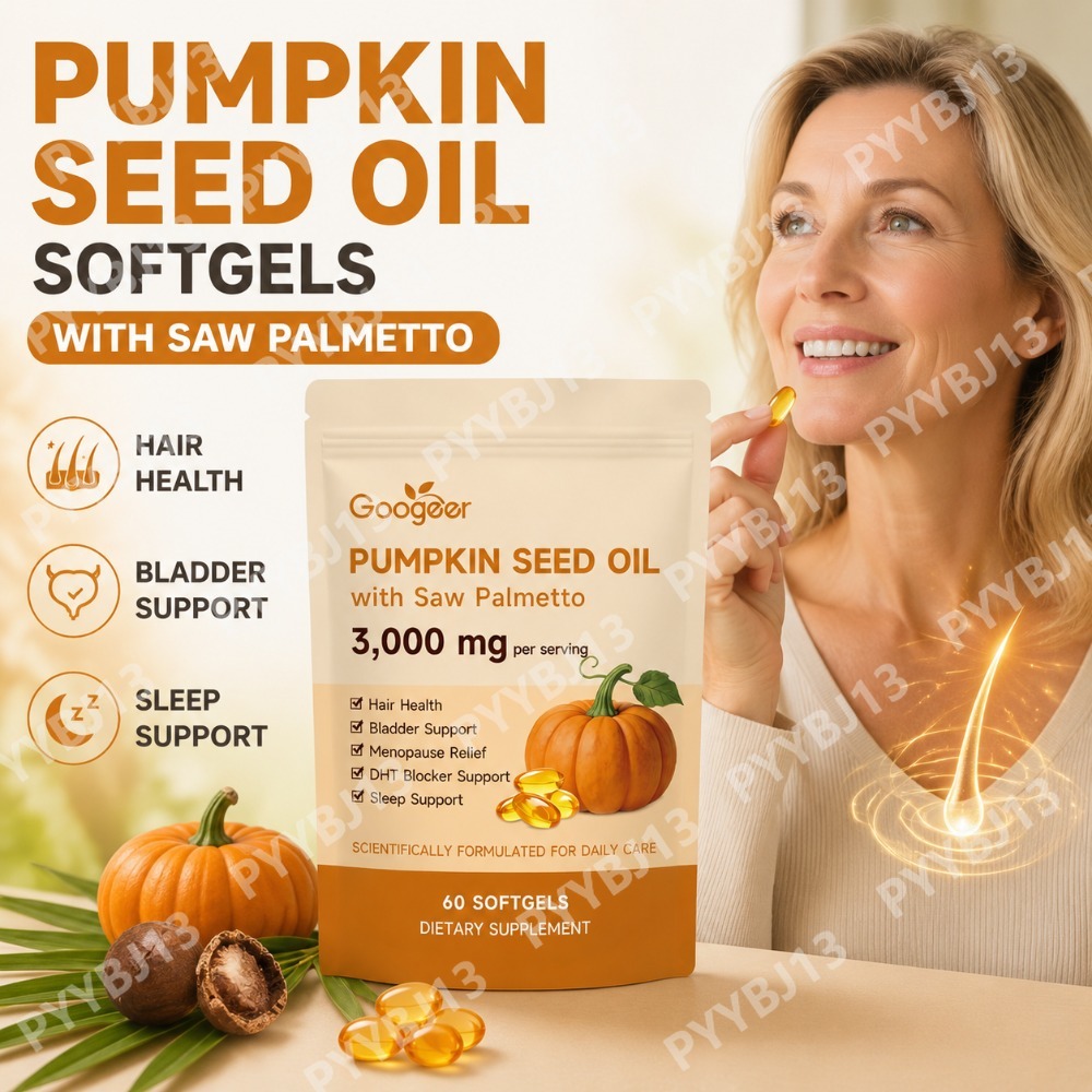 Herbal Wellness For You - Googeer Pumpkin Seed Oil Softgels with