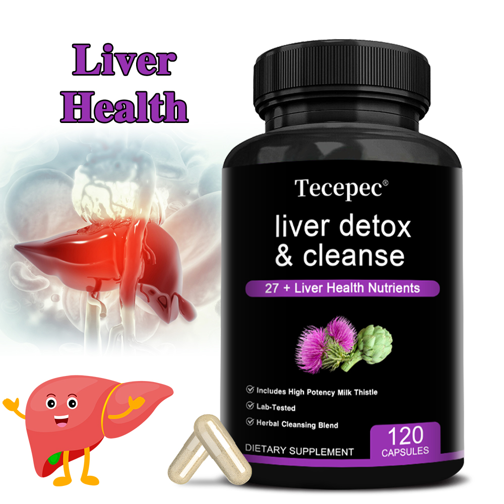 Herbal Wellness For You - Liver Support Supplement Capsules with Milk