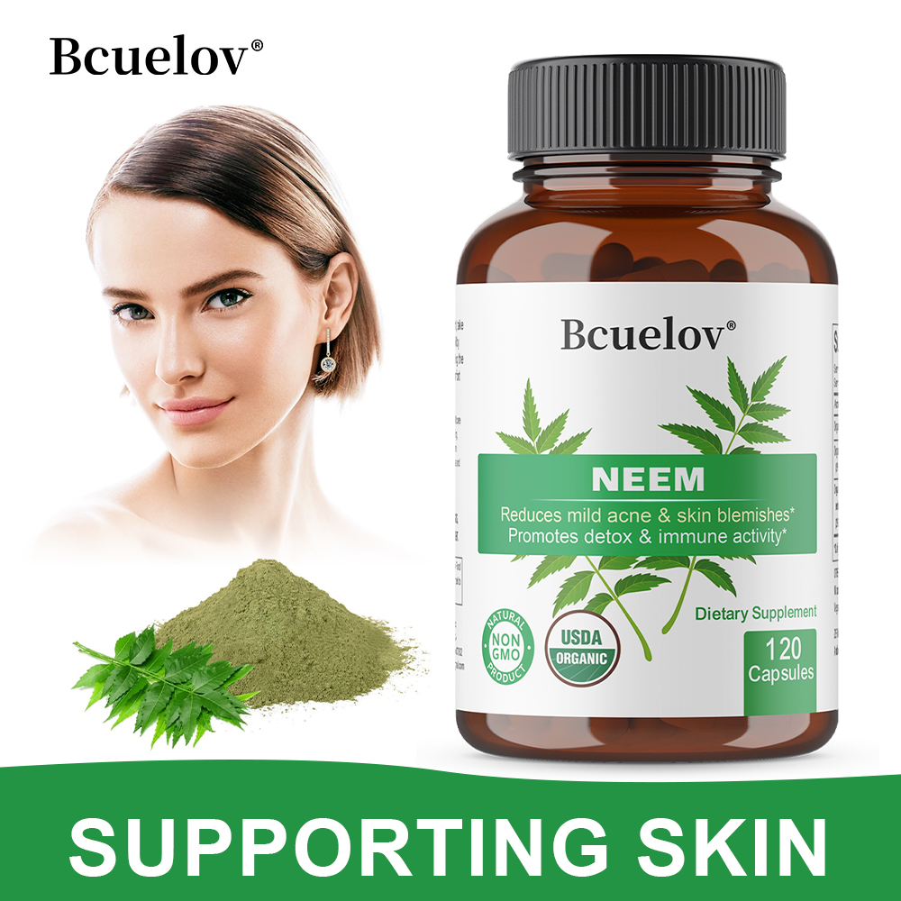 Organic Neem Leaf Capsules, He - Herbal Wellness For You review and price