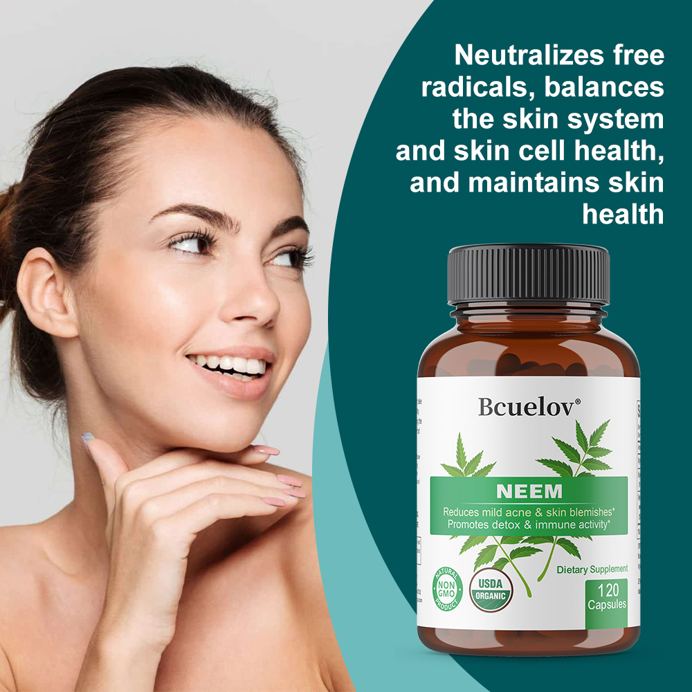 Organic Neem Leaf Capsules, He - Herbal Wellness For You review and price