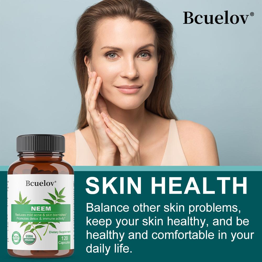 Organic Neem Leaf Capsules, He - Herbal Wellness For You review and price