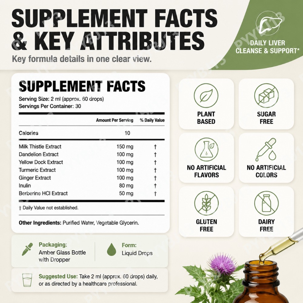 Liver Support Drops with Berbe - Herbal Wellness For You review and price