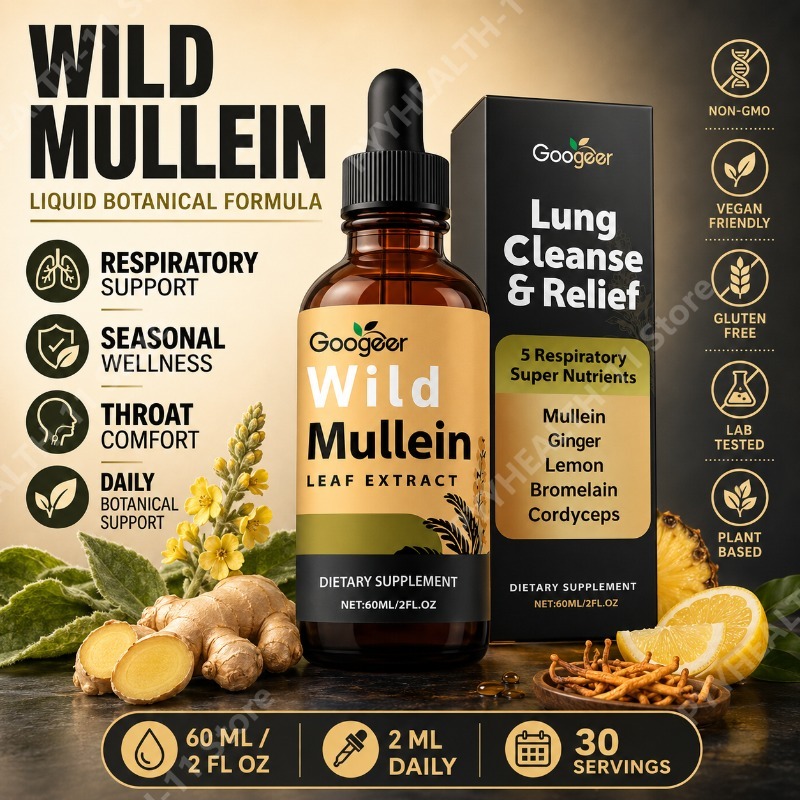 Mullein Liquid Drops Herbal Bl - Herbal Wellness For You review and price